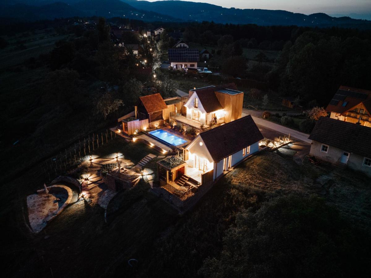 Am Wildbachberg - Luxus Ferienhaeuser Mit Infinitypool, Privatsauna Und Weinkeller دويتشلاندزبرغ المظهر الخارجي الصورة