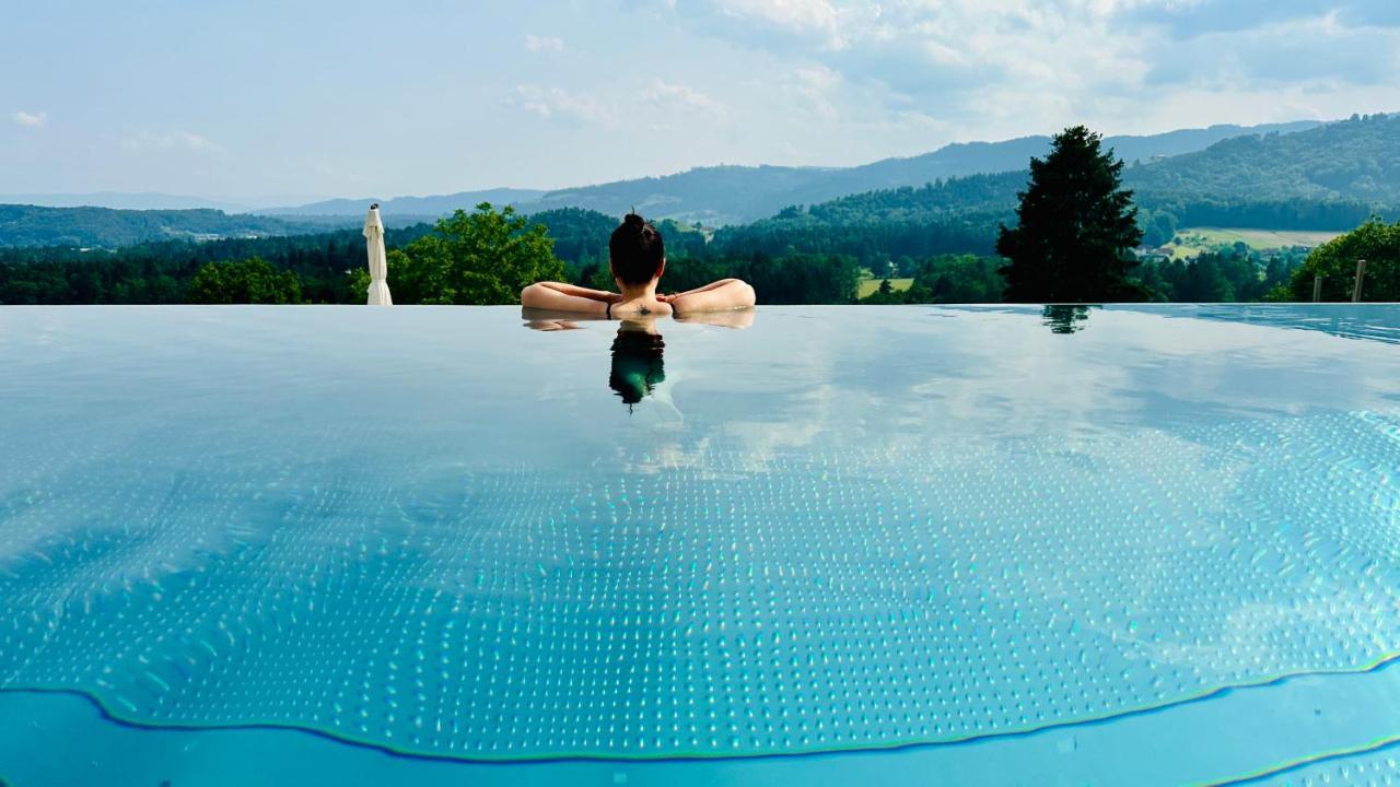 Am Wildbachberg - Luxus Ferienhaeuser Mit Infinitypool, Privatsauna Und Weinkeller دويتشلاندزبرغ المظهر الخارجي الصورة