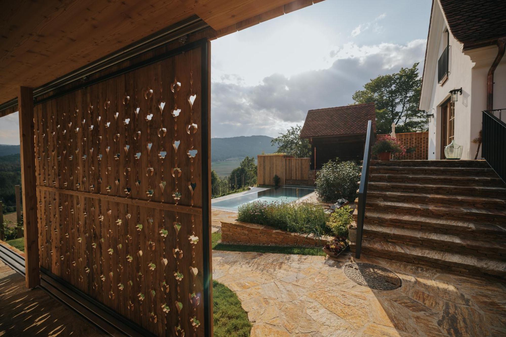 Am Wildbachberg - Luxus Ferienhaeuser Mit Infinitypool, Privatsauna Und Weinkeller دويتشلاندزبرغ المظهر الخارجي الصورة