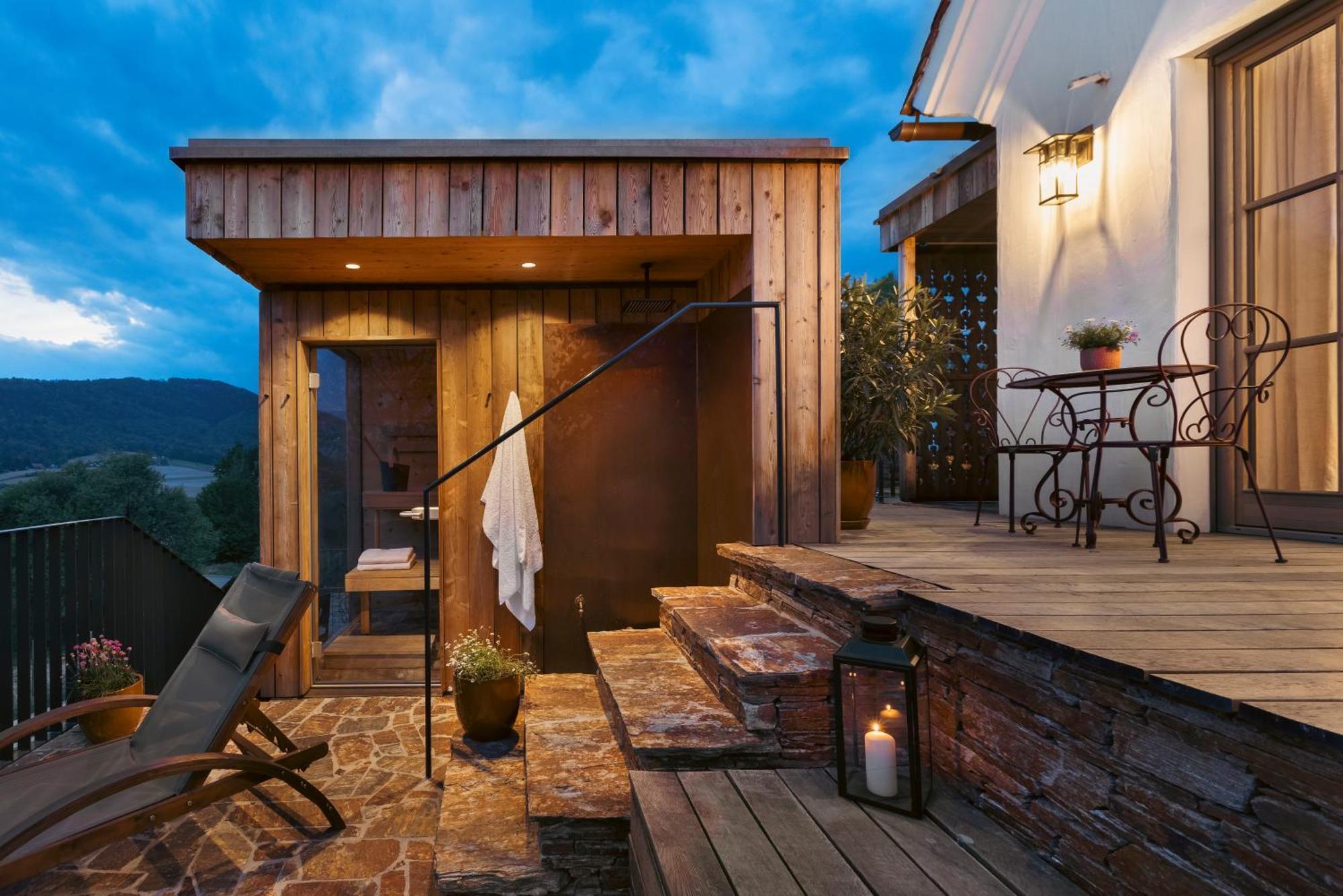 Am Wildbachberg - Luxus Ferienhaeuser Mit Infinitypool, Privatsauna Und Weinkeller دويتشلاندزبرغ المظهر الخارجي الصورة